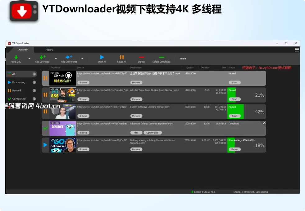 YouTube视频批量下载神器：YT Downloader v9.10.1